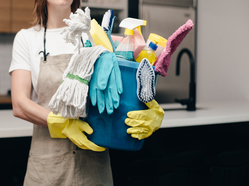 Cleaning - With Cleaning Materials