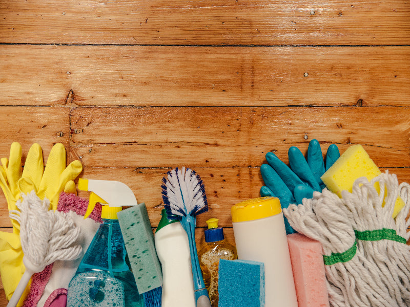 Cleaning - With Cleaning Materials